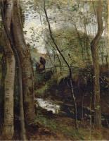 Corot, Jean-Baptiste-Camille - Un ruisseau sous bois( Stream in the Woods)